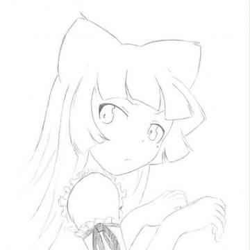 ﾈｺﾐﾐ黒猫さん