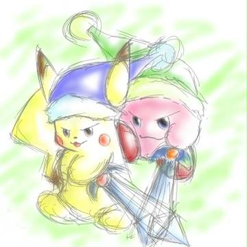 絵チャまとめ～カービィとピカチュウ～