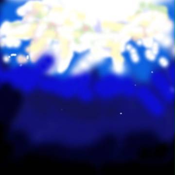 背景　水底から