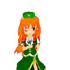 初のドット絵めーりん