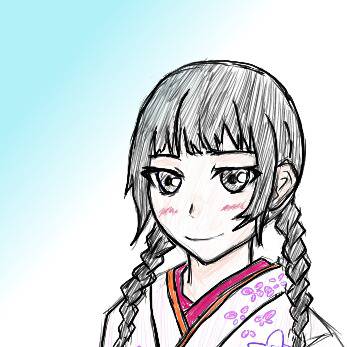 黒髪少女