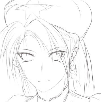 紅美鈴　ラフ