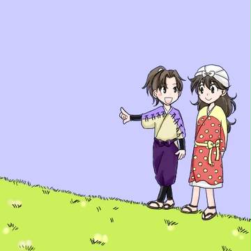 河原で利半子