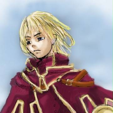 【ラジアントヒストリア】主人公殴り書き