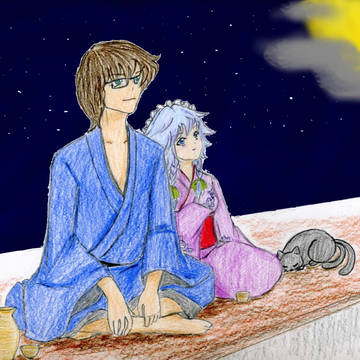 咲夜さんとお月見