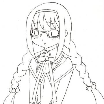 9/?の宿題「メガネ」 【ペンタブ触ろうぜ】