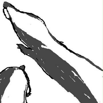 胴の長いモグラ