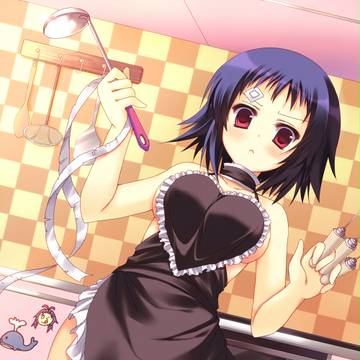 くじらちゃんのエプロンがさ！