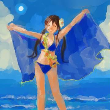 セーちゃんの青い海