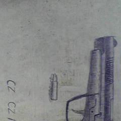 机上の落書き　CZ CZ100