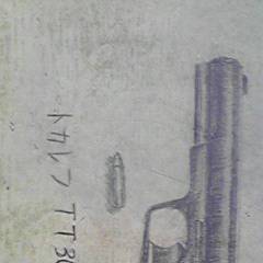 机上の落書き　Tokarev TT30