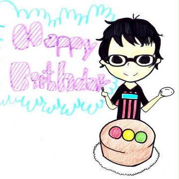 【アナログで】こちゃさんおめでとうございます！【描いてみた】