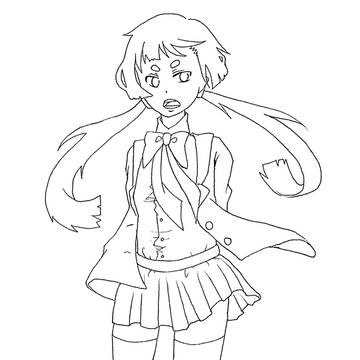 出雲ちゃん【線画】