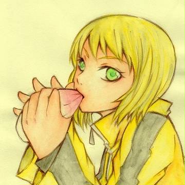 ぱくり。