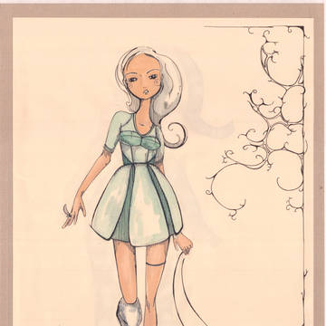 Fashion illustration.4