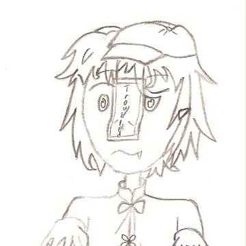 Miyako Yoshika drawing