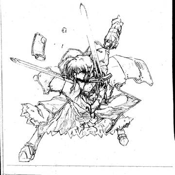 セイバー　模写