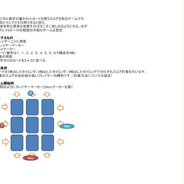ボードゲーム案「ナラ・ベルト」（仮