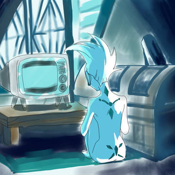 TV見ている