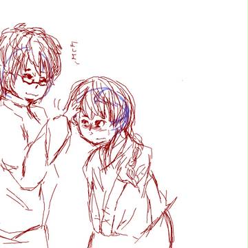 ちば×の子（落書き）
