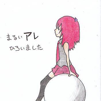 まるいアレひろいました