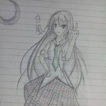 久々の投稿・・・PSPo2iの自キャラを描いてみた