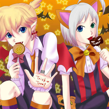 レンとピコのハロウィン