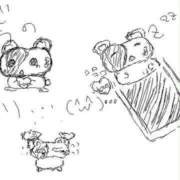 久々にぬいぐるみを書きたくなったので
