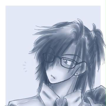 [雑ラクガキ]ネクタイは便利だよね