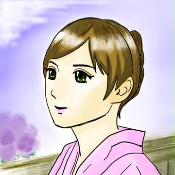 浴衣の女の人・完成版