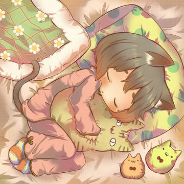 おやすみにゃんこ