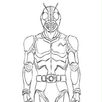 仮面ライダーBLACKらしき人