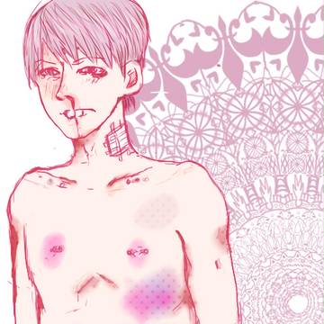 鼻血の男の子