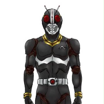 仮面ライダーBLACKらしき人彩色版