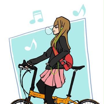 チャリンコ娘