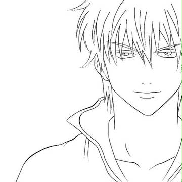 坂田银时lineart