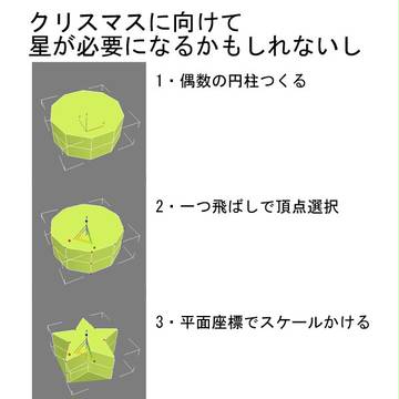 クリスマスに向けて星でも作ろうか？