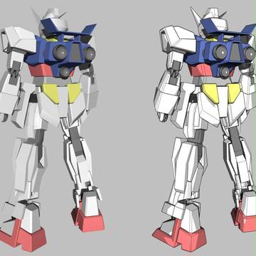 ガンダムAGE　とりあえず完成！！（背面）