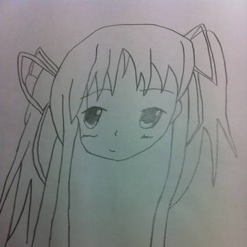 ほむほむ描いてみた。