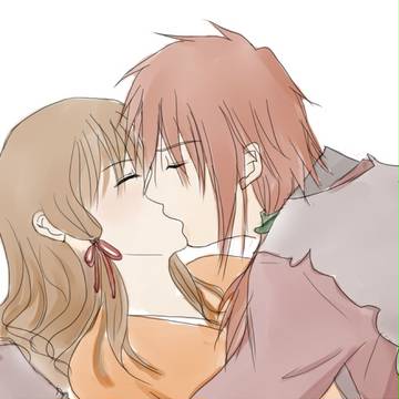 らくがき（暁真キス）