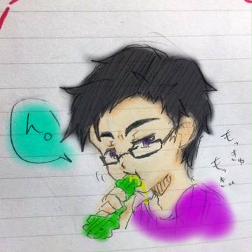捕食中。