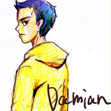 ダミアン落書き