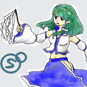 翠色の巫女