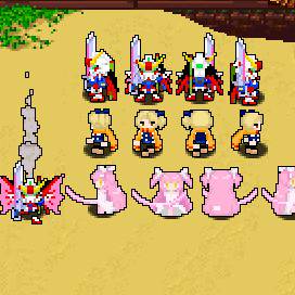 クラシックダンジョンＸ２で３キャラくらい。