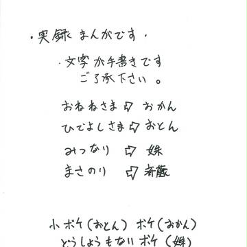 実録豊臣家(MY家族)