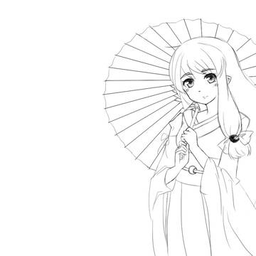 着物・・・？ぱちぇさん（ほとんど下書き）