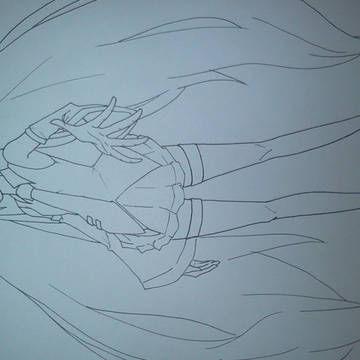 初音(線画)