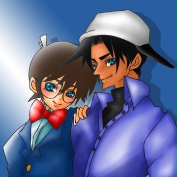 コナンと服部くん