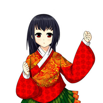 中国の明代ガール