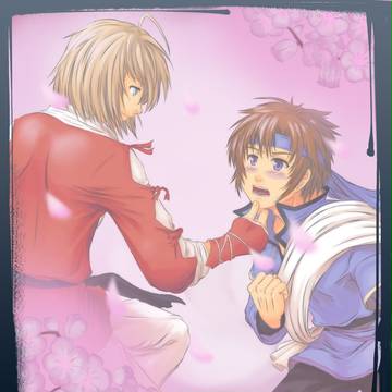 桃木の下の出会い